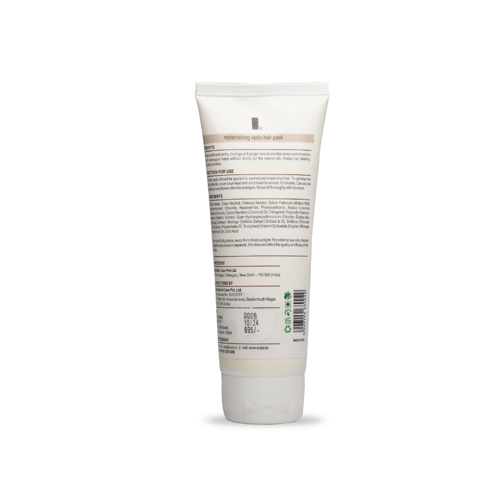 Replenshing Vedic Hair Pack with Moringa Oil and Multani Mitti – 100ml ( Pack of 2) Combo