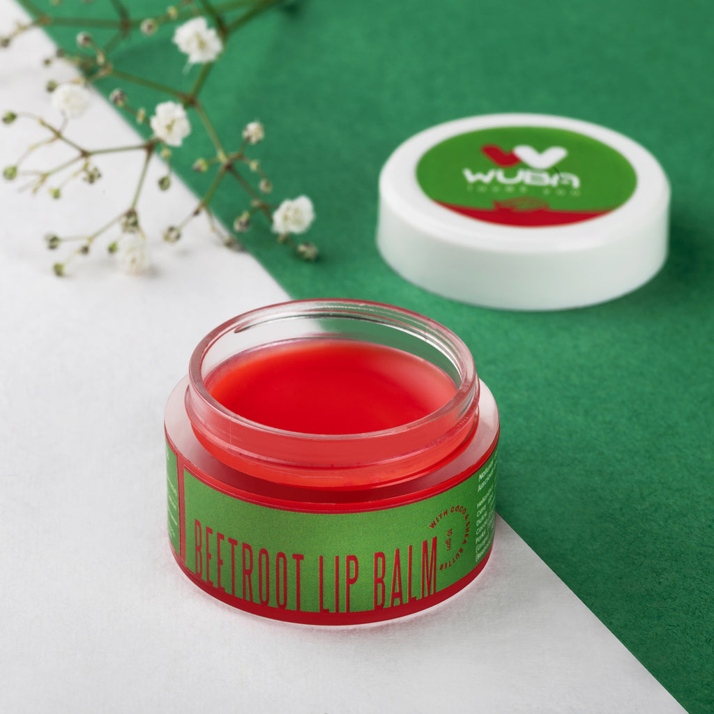 Cocoa and Beetroot Lip balm with shea butter - 10gm