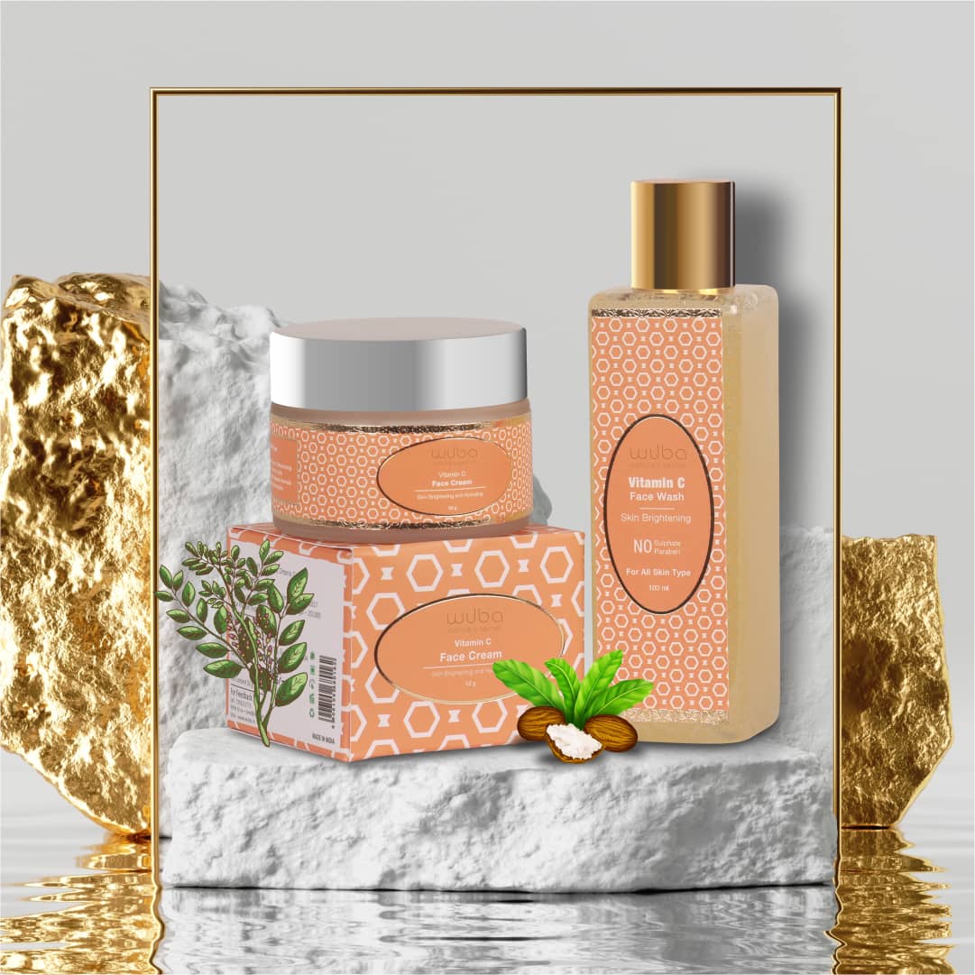 Vitamin C Face Cream and Face Wash Combo