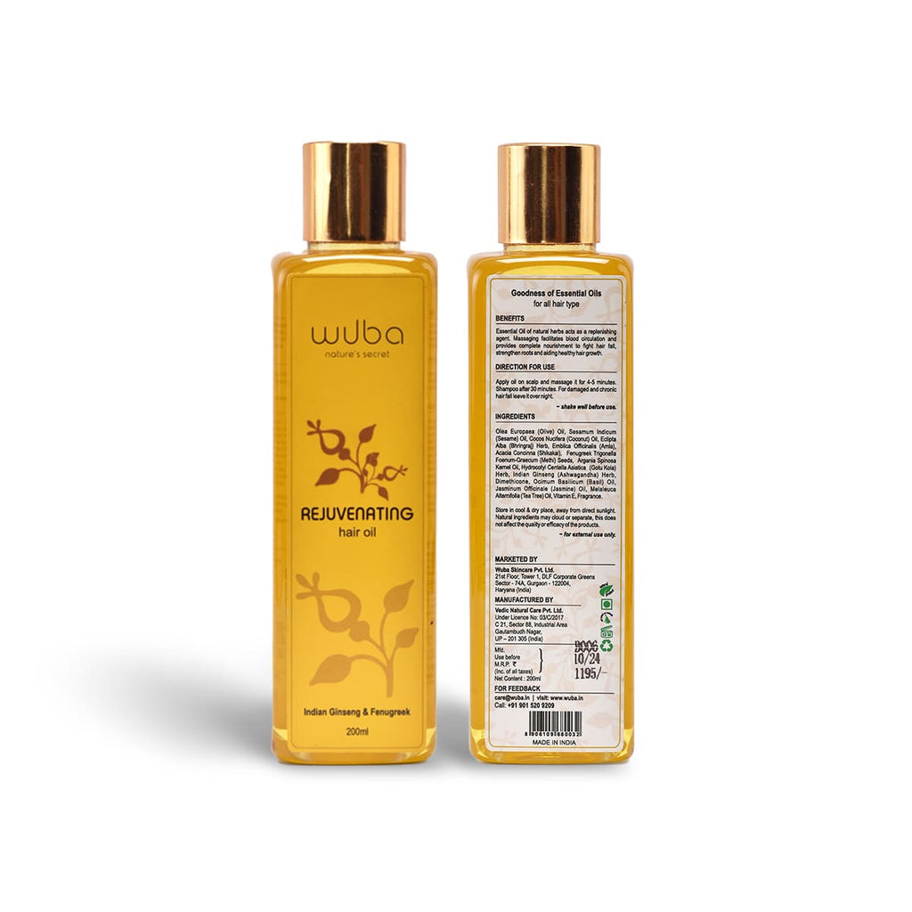 Rejuvenating Hair Oil | With Natural Nourishing Essential Oils - 200ml