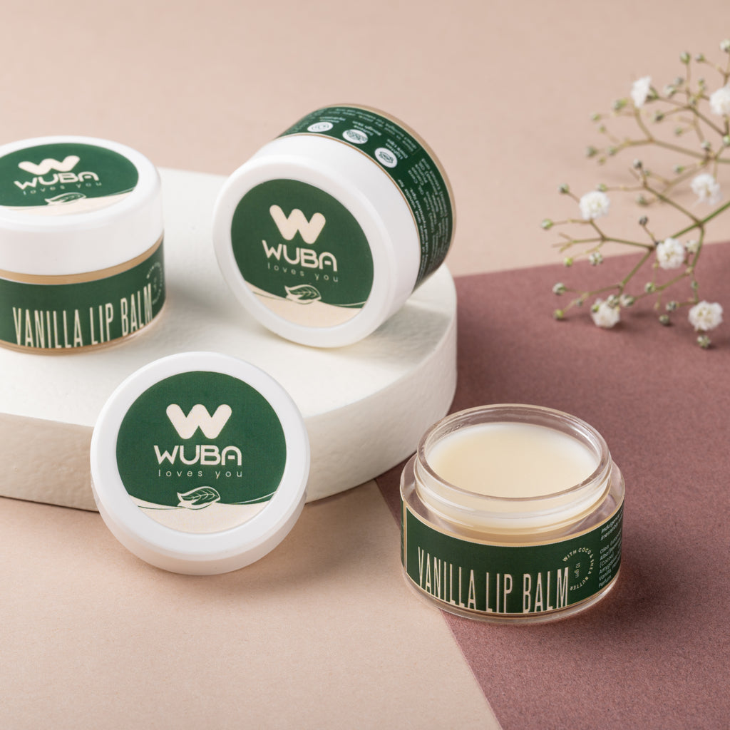 Cocoa and Vanilla Lip Balm with Shea Butter - 10gm