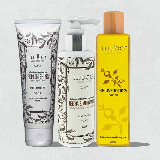 Hair Oil, Shampoo and Hair Pack (Combo)