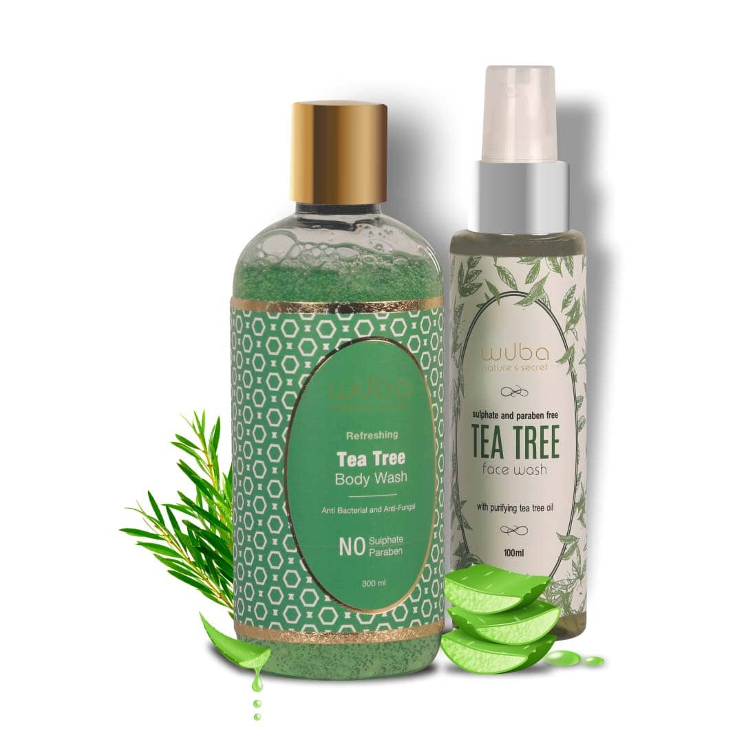 Tea Tree Body Wash (300ml) and Face Wash(100 ml)